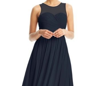Azazie Nina Bridesmaid Dress (Dark Navy)